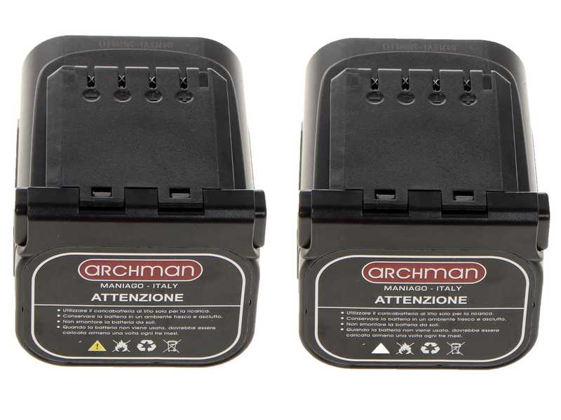 ARCHMAN PE03 - &Eacute;lagueuse sur batterie - 2x 16,8 V 2-4 Ah