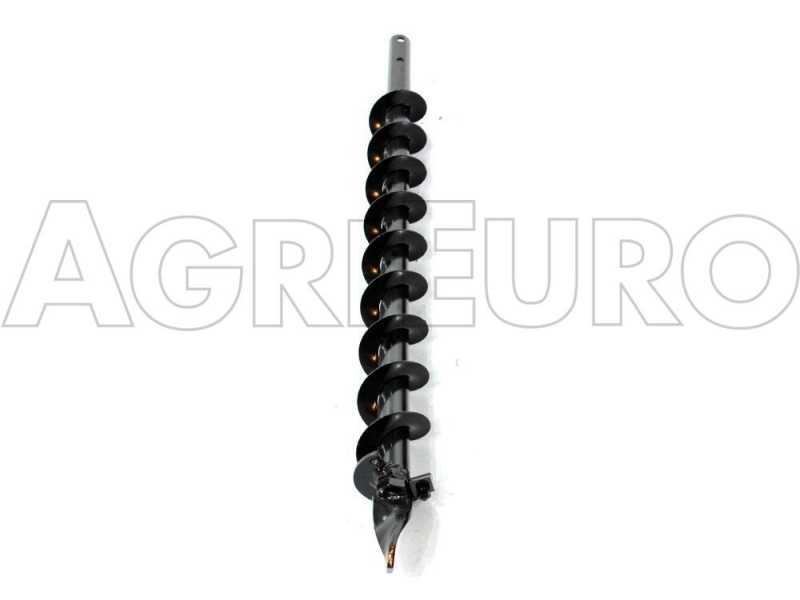 WERHE Foret Tarière 200mm Double Arbre - Foret Sol Robuste Pour Sol Léger à Moyen