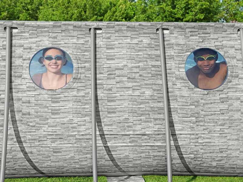 Bestway Steel Pro Max Splashview 56716 - 549x274x122 cm - Piscine ovale pour 7-8 personnes