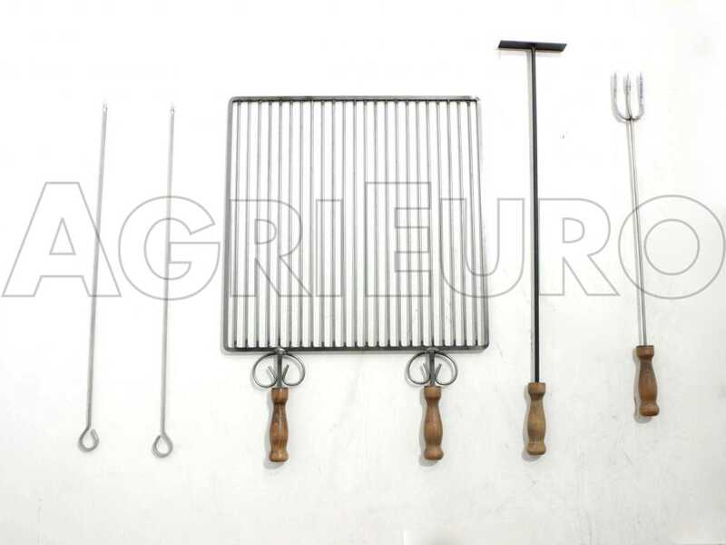 Cruccolini Fuocone - Barbecue &agrave; bois et charbon en fer artisanal