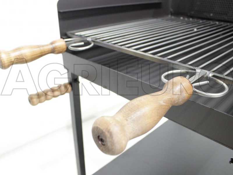 Cruccolini Fuocone - Barbecue &agrave; bois et charbon en fer artisanal