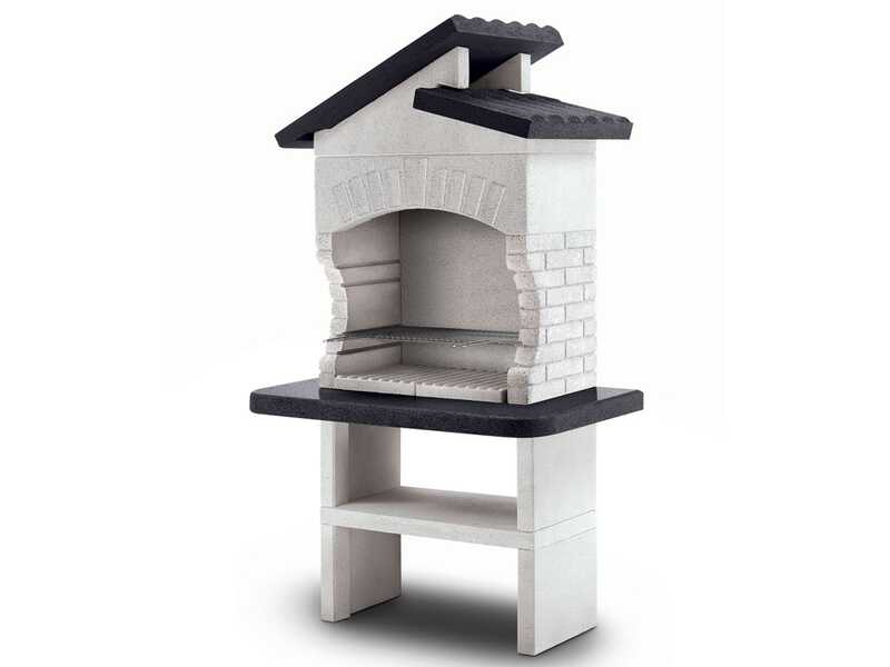Palazzetti Procida 2 - Barbecue en ma&ccedil;onnerie &agrave; bois et charbon