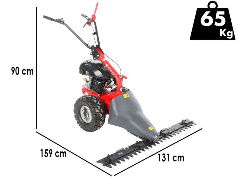 Eurosystems M310 - Motofaucheuse bilame - Largeur de coupe 127 cm - Rato RV200 OHV