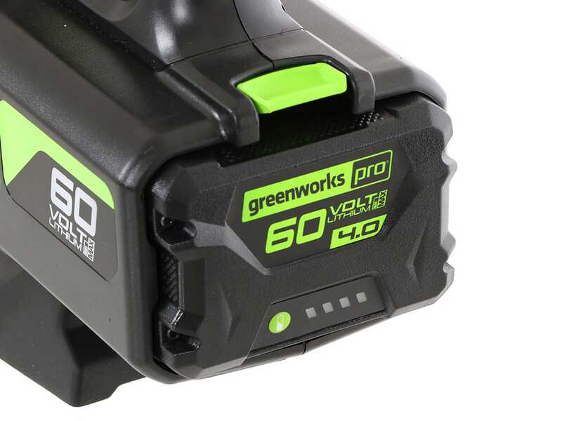 Greenworks GD60ABK4 - Souffleur axial &agrave; batterie - 60V/4Ah