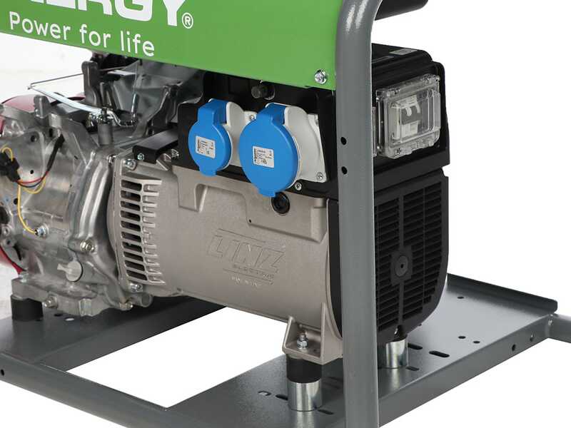 Groupe &eacute;lectrog&egrave;ne monophas&eacute; 6 kw - Energy EY-7MB AVR  - Moteur Honda