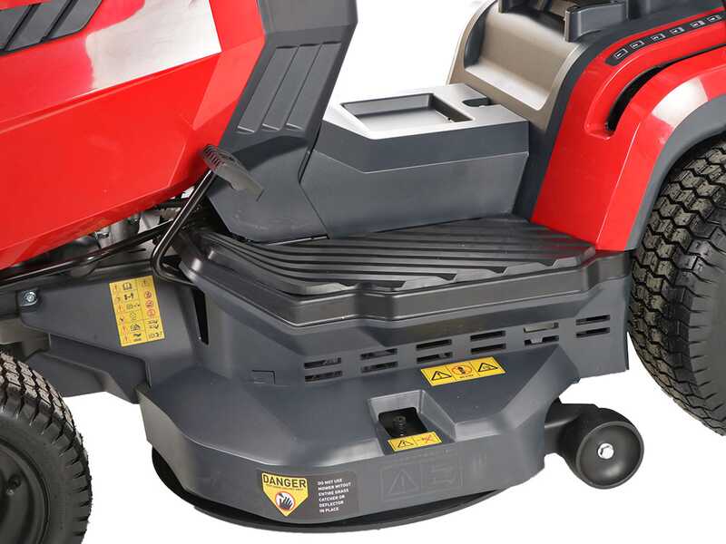 GeoTech-Pro PRTM 180-1020 CM - Tracteur tondeuse - Bo&icirc;te m&eacute;canique - Bac de ramassage