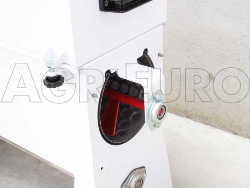 Fouloir &eacute;grappoir &eacute;lectrique Z20A ouvrable 2 CV pompe et tamis en inox rouleaux caoutchouc