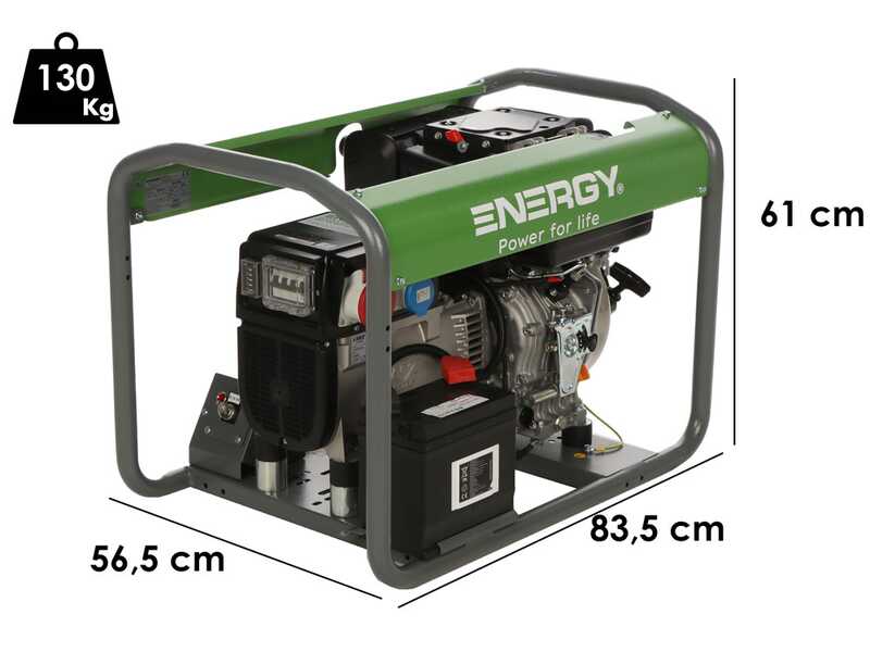 Energy EY-7TDE AVR - Groupe &eacute;lectrog&egrave;ne triphas&eacute; 5 kw - Moteur Yanmar