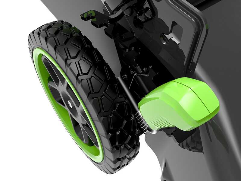 Greenworks GD48LM51SPIIK5 - Tondeuse &agrave; gazon automotrice &agrave; batterie - 48V/5Ah - Coupe 51 cm