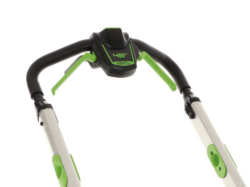 Greenworks GD48LM51SPIIK5 - Tondeuse &agrave; gazon automotrice &agrave; batterie - 48V/5Ah - Coupe 51 cm