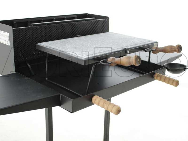 Cruccolini Pisa - Barbecue &agrave; bois et charbon en fer artisanal
