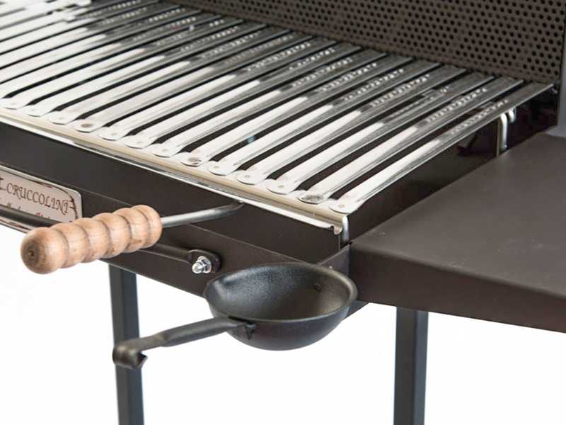 Cruccolini Pisa - Barbecue &agrave; bois et charbon en fer artisanal