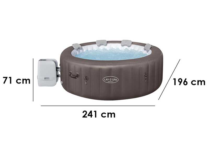 Bestway Lay-Z-Spa Dominica HydroJet 6001S - &Oslash;196x71 cm - Spa gonflable