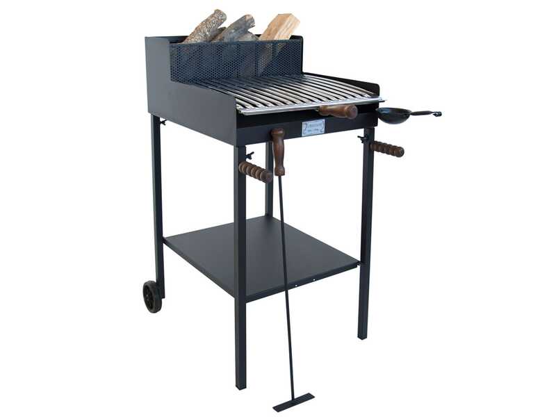 Cruccolini Belvedere - Barbecue en fer artisanal &agrave; bois et &agrave; charbon