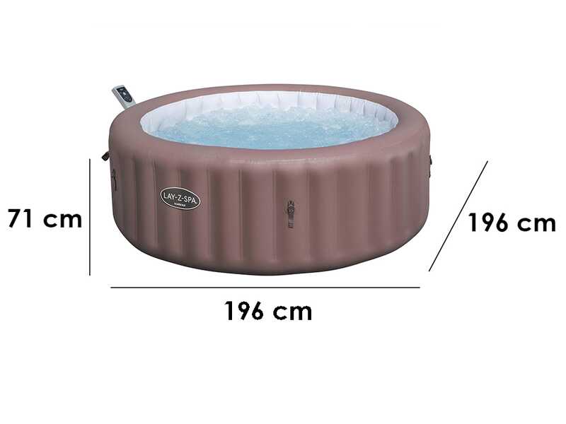 Bestway Lay-Z-Spa Hawaii AirJet 6001G - &Oslash;196x71 cm - Spa gonflable