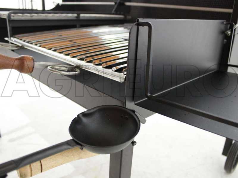 Cruccolini Tuscany Maxi - Barbecue &agrave; bois et charbon en fer artisanal