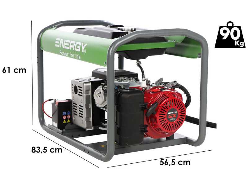 ENERGY EY-7MBE-A - Groupe &eacute;lectrog&egrave;ne monophas&eacute; - Honda GX390