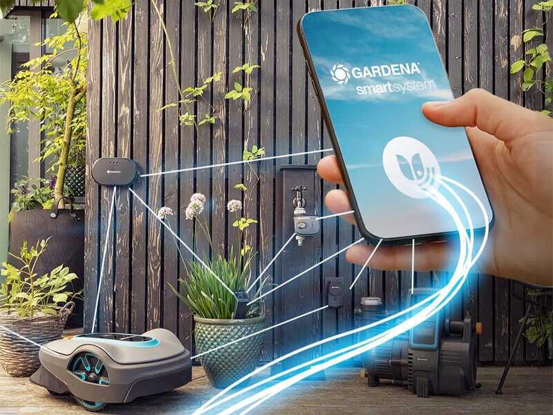 Gardena Smart SILENO Free 800 - Robot tondeuse - Gestion avec Gardena Smart App - Sans installation