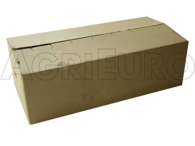 Baesso - Fouloir &agrave; brancard manuel grand mod&egrave;le avec timon et rouleaux aluminium