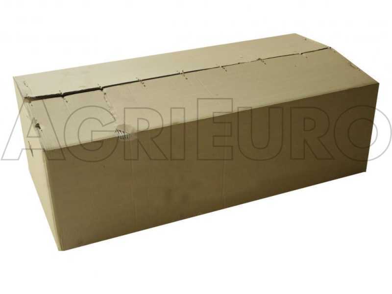 Premium Line - Fouloir &agrave; brancard manuel grand mod&egrave;le avec timon et rouleaux aluminium