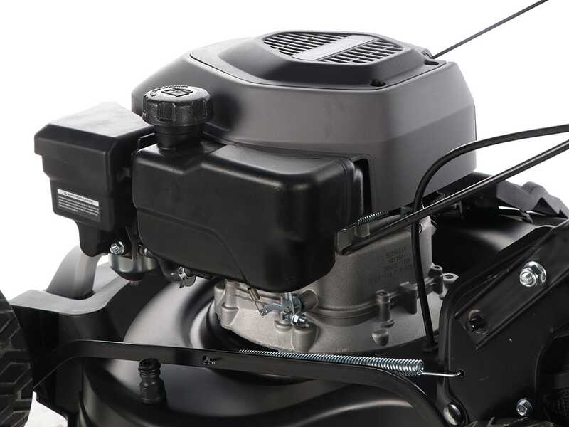 Blackstone Essentials ESP 460-180 - Tondeuse &agrave; gazon thermique tract&eacute;e - 4 en 1 -  Moteur thermique de 180 cc