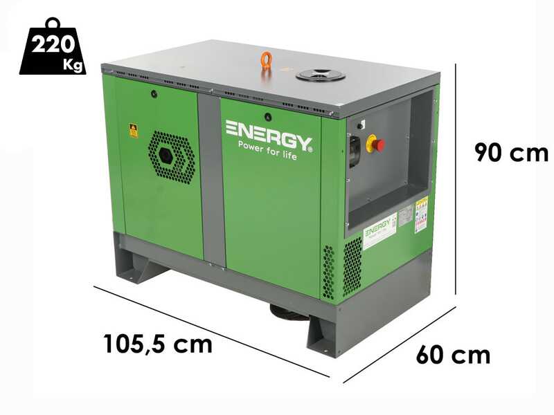 Energy EY-7MDE-SA AVR - Groupe &eacute;lectrog&egrave;ne - 5 kW monophas&eacute; diesel ATS