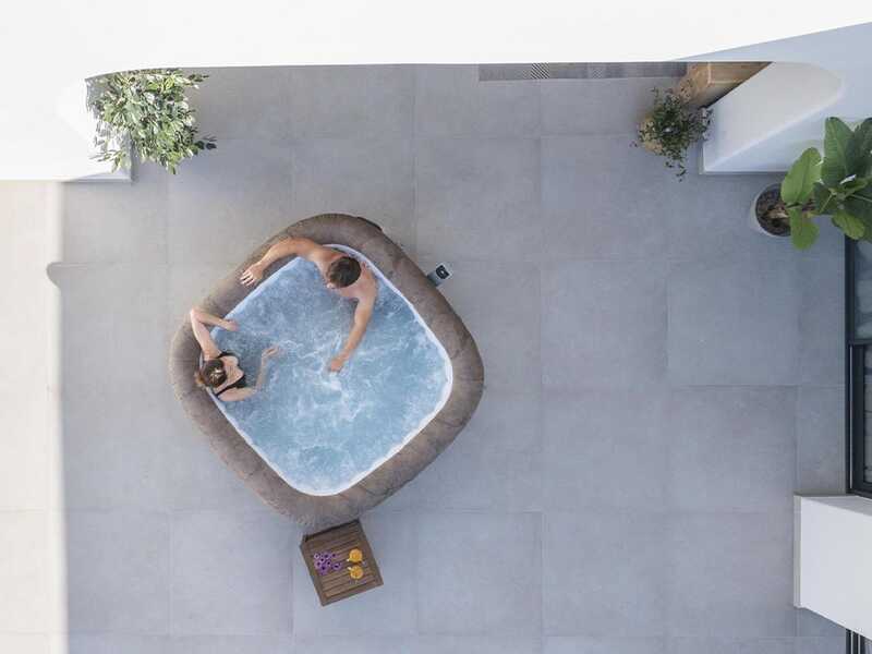 Bestway Lay-Z-Spa Roma AirJet 6001K - 180x180x71 cm - Spa gonflable pour 5-6 personnes