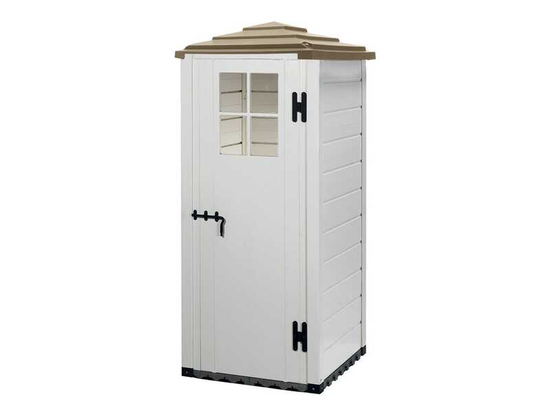 Garofalo Tuscany Evo 80 Pagoda - Abri de jardin - Avec fen&ecirc;tre - 82,5 x 82,5 x 198 cm