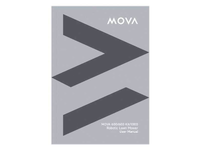 MOVA 600 KIT - Robot tondeuse - Sans installation - Avec Kit de 81 lames de rechange