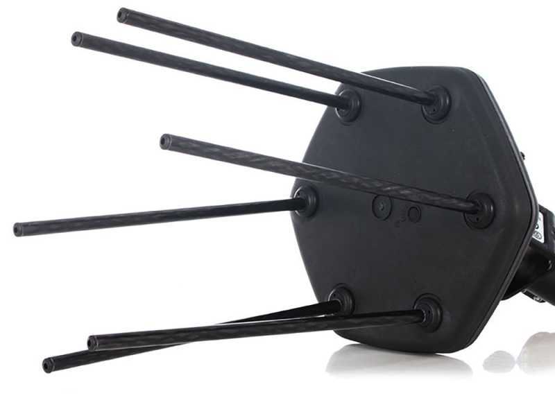 Volpi Giulivo Plus 705L - Peigne vibreur &eacute;lectrique &agrave; batterie 210-310 cm - perche t&eacute;lescopique