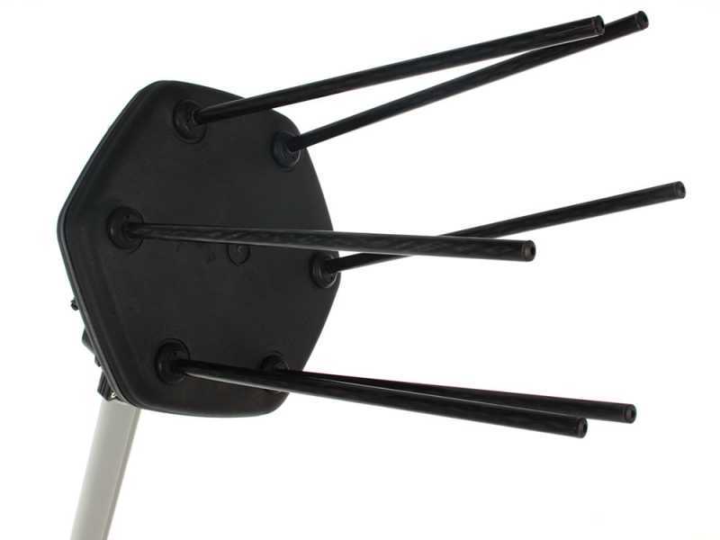 Volpi Giulivo Plus 705L - Peigne vibreur &eacute;lectrique &agrave; batterie 210-310 cm - perche t&eacute;lescopique