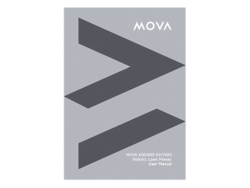 MOVA 600 KIT - Robot tondeuse - Sans installation - Avec Kit de 81 lames de rechange