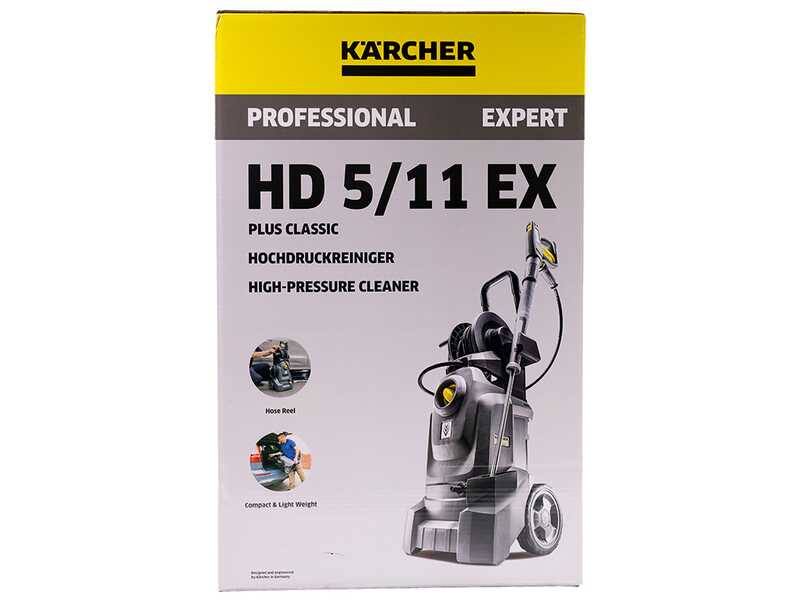 Karcher Pro HD 5/11 EX Plus Classic - Nettoyeur haute pression professionnel &agrave; froid - 160 bar max - 500 l/h