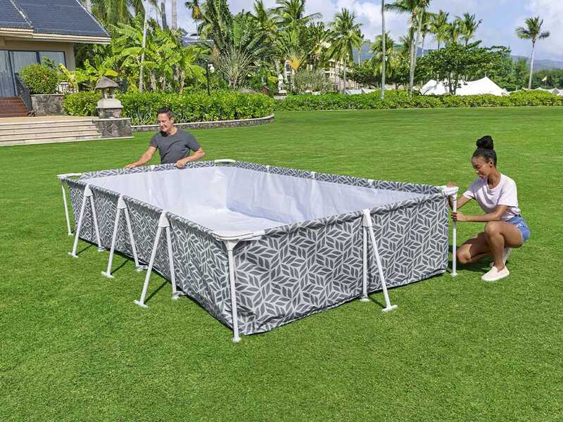 Bestway Steel Pro 561FV - 366x201x66 cm - Piscine hors-sol pour 5-6 personnes