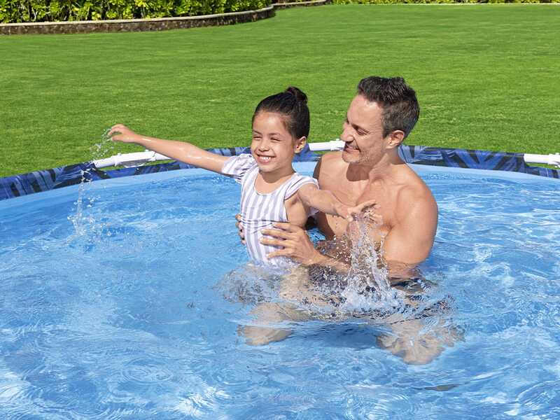 Bestway Steel Pro 56985 - 305x305x66 cm - Piscine ronde pour 3-4 personnes
