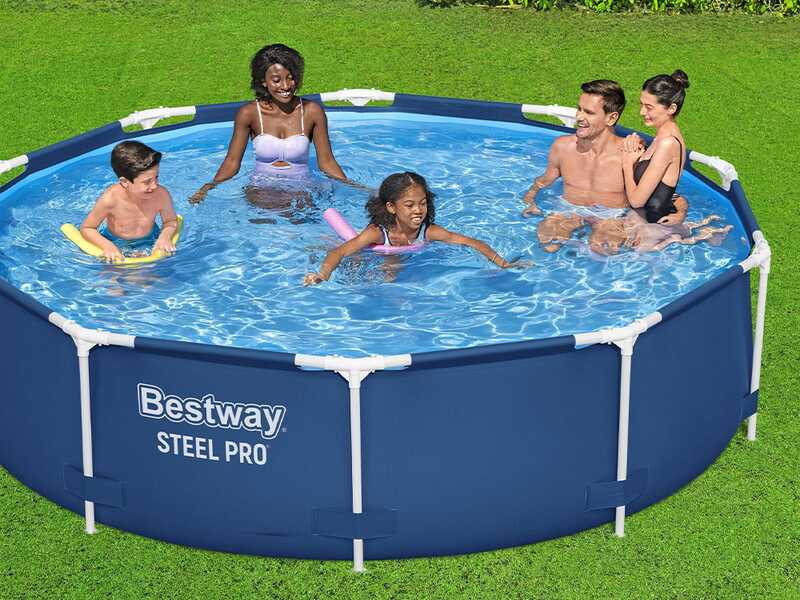 Bestway Steel Pro 56677 - &Oslash;305x76 cm - Piscine ronde pour 3-4 personnes