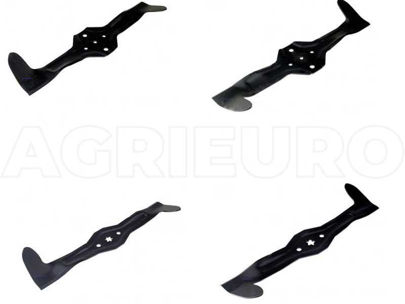 S&eacute;rie 4 lames de rechange pour autoport&eacute;e McCulloch M200 107 HRB (960 51 00-53)