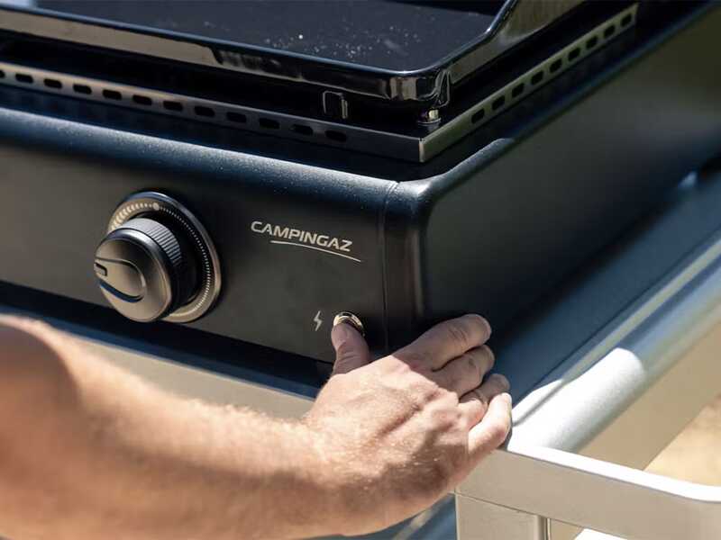 Campingaz Sigma 2 Cook - Plancha &agrave; gaz portable avec couvercle