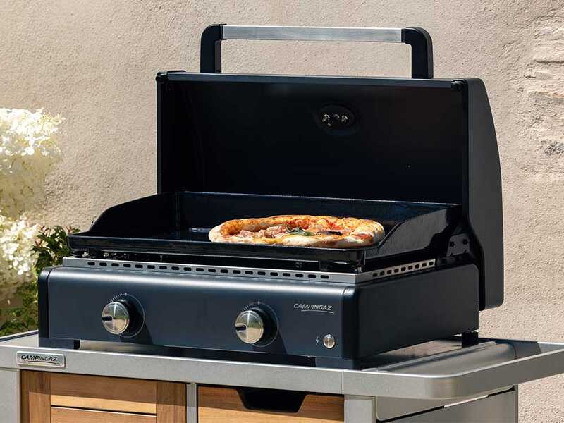 Campingaz Sigma 2 Cook - Plancha &agrave; gaz portable avec couvercle