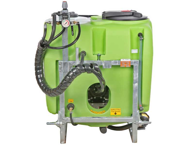 Seven Italy 200 - Atomiseur port&eacute; avec attache &agrave; tracteur pour pulv&eacute;risation - Capacit&eacute; 200 L - Pompe APS 51