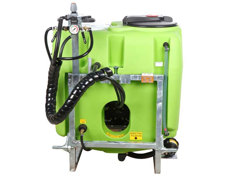 Seven Italy 200 - Atomiseur port&eacute; avec attache &agrave; tracteur pour pulv&eacute;risation - Capacit&eacute; 200 L - Pompe APS 51