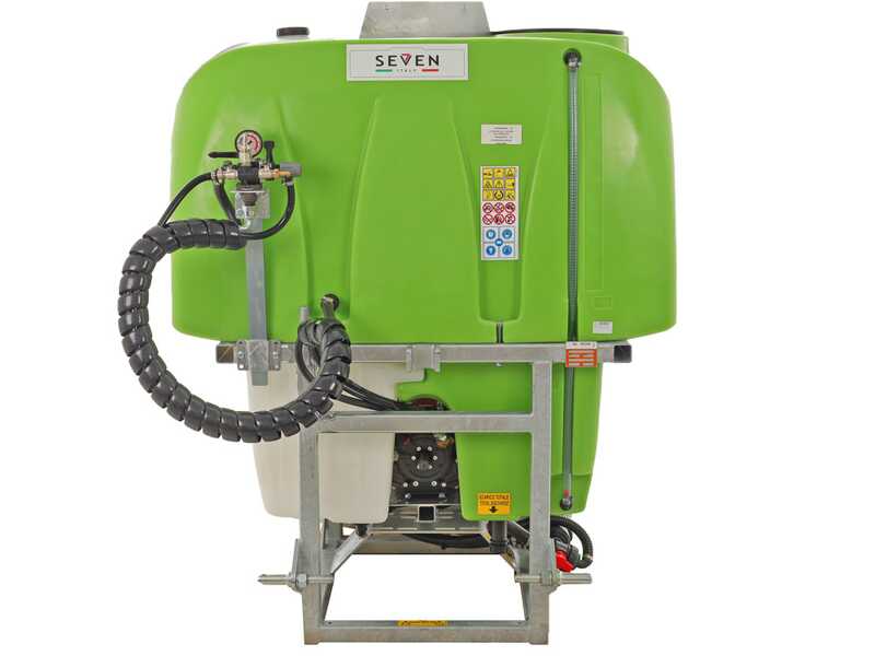 Seven Italy 600 - Atomiseur agricole port&eacute; &agrave; tour pour pulv&eacute;risation - Capacit&eacute; 600 L - Pompe APS 71