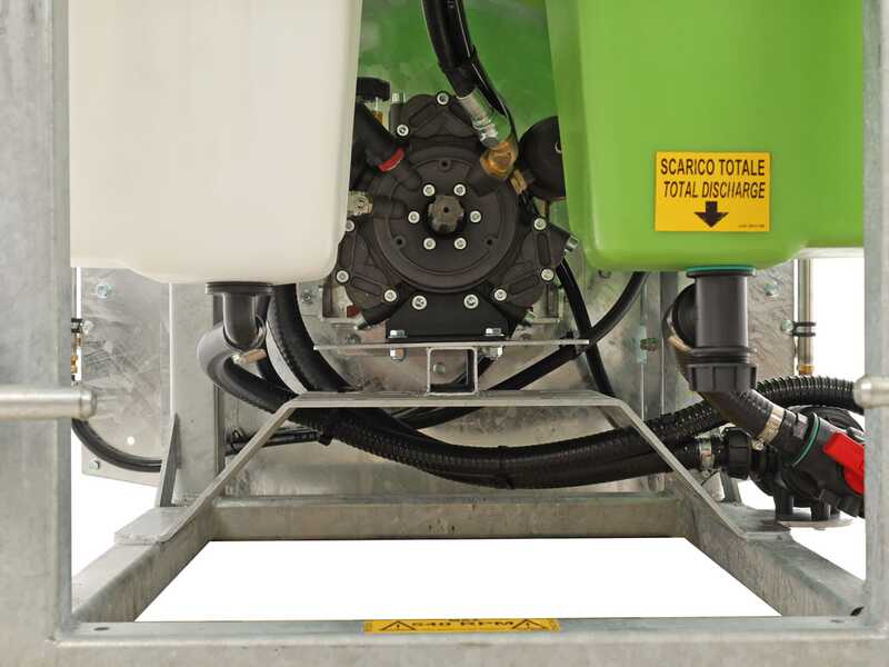 Seven Italy 600 - Atomiseur agricole port&eacute; &agrave; tour pour pulv&eacute;risation - Capacit&eacute; 600 L - Pompe APS 71