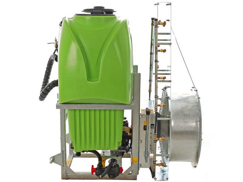 Seven Italy 600 - Atomiseur agricole port&eacute; &agrave; tour pour pulv&eacute;risation - Capacit&eacute; 600 L - Pompe APS 71