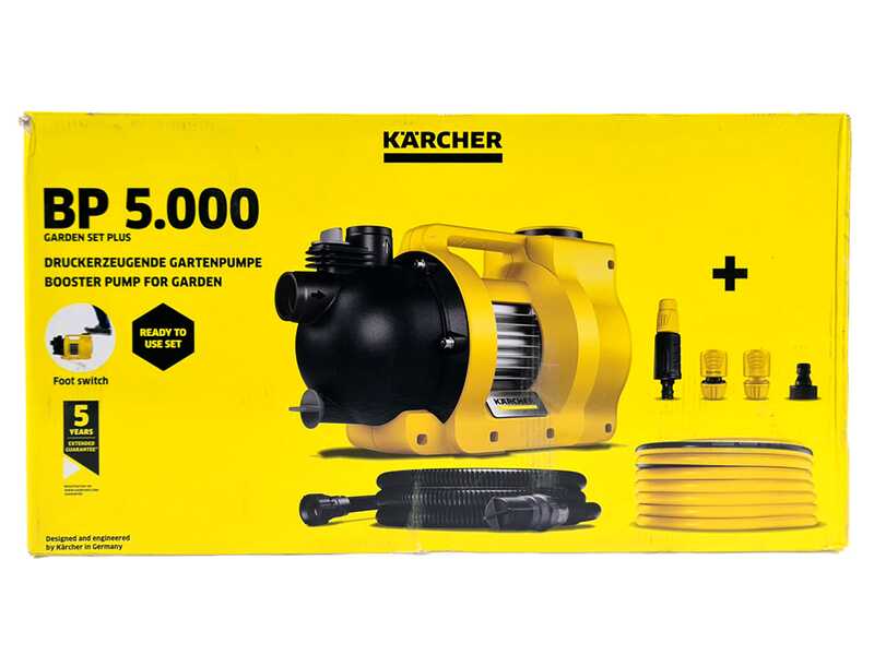 Karcher BP 5.000 Garden Set Plus - Pompe &eacute;lectrique pour irrigation - 650 W - 5000 l/h