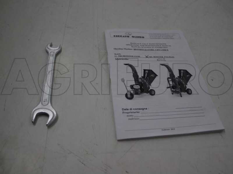 Broyeur de branches professionnel Ceccato Tritone Monster &ndash; moteur Honda GX 390
