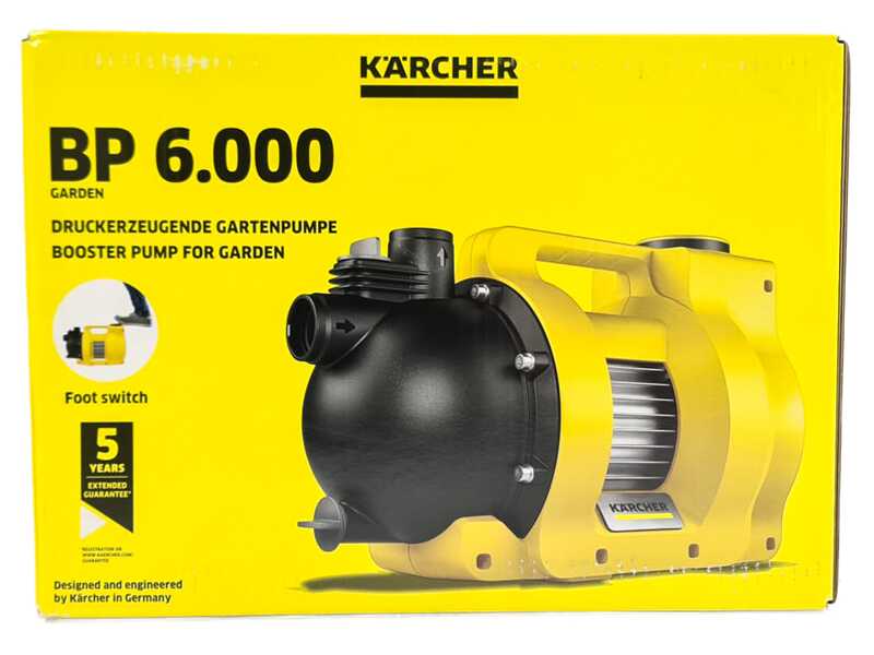 Karcher BP 6.000 Garden - Pompe &eacute;lectrique pour irrigation - 1000 W - 6000 l/h