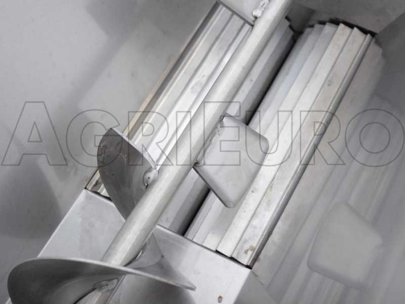Fouloir &eacute;grappoir &eacute;lectrique &agrave; brancard en Acier Inox - moteur 1,2 CV
