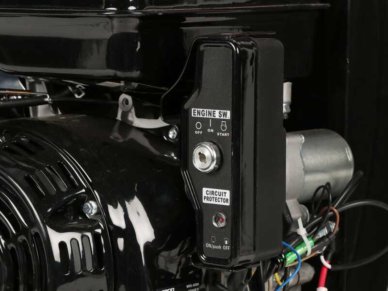 BlackStone DSP 180 L - Broyeur &agrave; essence - avec moteur &agrave; essence Loncin de 420 cm3