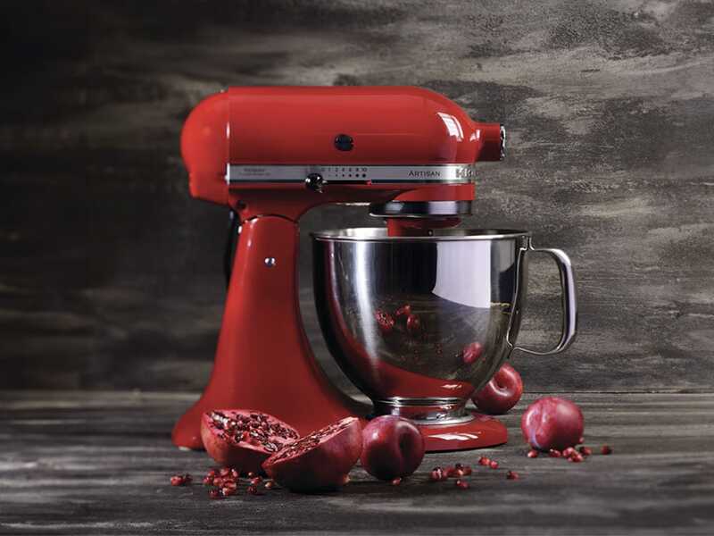 KitchenAid Artisan 5KSM125-EER Rouge Imp&eacute;rial - Batteur m&eacute;langeur plan&eacute;taire avec t&ecirc;te relevable